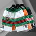 Men's Clothing Station Shorts Men's Summer Outerwear Ice Silk Five-point Pants Ruffian Handsome Student Shorts Slim-fit Printing Big Pants_viptrois.com