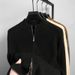 Men's Casual Zip-Up Knit Cardigan – Textured Twill Long Sleeve Sweater (M-XXXL) – Fall & Winter Layering Essential_viptrois.com