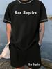Men's Casual Short Sleeve Graphic T-Shirt Set - Breathable & Lightweight Summer Tee With 3D Print, Comfort Fit For Streetwear & Daily Wear_viptrois.com