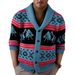 Pure Foreign Trade Cross-Border Men's Clothing European And American Retro Jacquard Knitted Jacket Outdoor Winter Thickened_viptrois.com