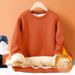 Autumn And Winter New Men's Solid Color Round Neck Lamb Wool Thermal Casual Sweater Men's Jacket_viptrois.com