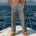 Men's Clothing Autumn Hip Hop Breathable Cotton And Linen Loose Casual Sports Trousers_viptrois.com