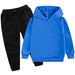 Kids' clothing Blank cartoon printed hoodie set for children_viptrois.com