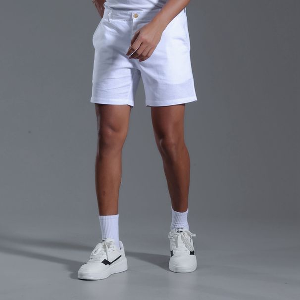 Men's Cotton Linen Blend Shorts 2026 Loose Fit plus Size Spring Summer Thin Casual Four Point Pants_viptrois.com