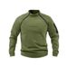 Men's Clothing Stand Collar Long Sleeve Pullover Personality European And American Style Casual Coral Fleece Jacket Men_viptrois.com