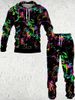 Loom 2023 Autumn Winter European And American Foreign Trade New Style Set Colorful 3D Printed Hooded Pullover Men's Trendy_viptrois.com