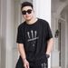 2025 Ice Silk T-shirt For Men Fat And Sporty Casual Quick Drying Elastic Fat Plus Size Round Neck Short Sleeved_viptrois.com