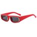 Men's Sunglasses New Square Frame Sunglasses Personality Double Circle Metal Frame Fashionable And Simple Sunglasses Rectangular Sunglasses_viptrois.com
