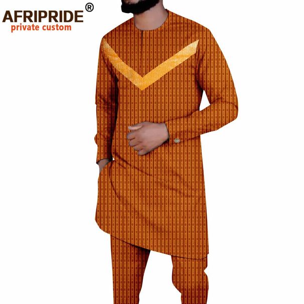 Men's clothing African national cotton men's casual set_viptrois.com