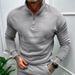 Men's Fleece Hoodie – Half-Zip Polo Neck Sweatshirt (Oversized & Warm)_viptrois.com