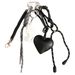 Simple Miu Series Art Blush David Statue Pendant Black Pu Love Pearl Chain High End Bag Pendant_viptrois.com
