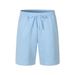 Men's Heavyweight Twisted Jacquard Shorts - Solid Color Casual Loose Fit Summer Shorts_viptrois.com