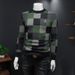 Loom Loom Europe Station 2023 Autumn Winter New Men's Crew Neck Sweater Plus Size Jacquard Casual Slim Fit Plaid Base Shirt_viptrois.com