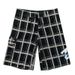 Men's Quick-Drying Loose Large Size Beach Pants Seaside Vacation Grid Five-Point Shorts_viptrois.com