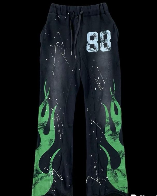 Men's Street Style Long Sleeved Pullover Hoodies Printed Patterned Sweatshirts European American Wholesale Cross Border Fashion Sweatpants_viptrois.com