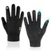 Children's outdoor cycling gloves Warm cycling running all finger anti-slip waterproof touch screen gloves_viptrois.com