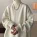 High Neck Sweater For Men, Autumn And Winter Pullover Knit Sweater, Inner Layer With Base Thread_viptrois.com