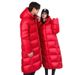 Heavy-Duty Long Parka With 550FP White Goose Down – Extreme Cold Weather Coat For Men & Women (Windproof & Water-Resistant, Black/Red, S-3XL)_viptrois.com