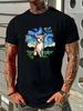 NEW LIMITED Chihuahua Starry Night Dog Lover Art Van Gogh T-Shirt Size S-5XL Comfortable Stretched Soft Unisex Casual Homme Versatile Summer_viptrois.com