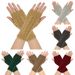 Unisex Twist gloves knitted wool half-fingered sleeves students write computer open-fingered gloves cross-border wool gloves_viptrois.com