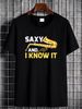 Saxophone Saxy And I Know It Sax Player Baseball Cap Snapback Caps Knitted Hat Streetwear Graphic Stretched Unisex Summer Breathable_viptrois.com
