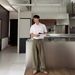 Men's Clothing High End Versatile Loose Straight Wide Leg Trousers_viptrois.com