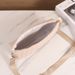 Women's Fashion Trend Straw Bag Chain Shoulder New Style Bag Women's Bag Simple Solid Color Messenger Bag Small Square Bag_viptrois.com