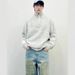 New circular yarn stand up collar zipper sweater with lazy and luxurious feel, winter knitted sweater, men's coat top_viptrois.com