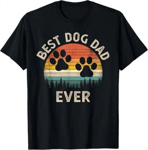 T-shirtt-shirtbest Dad Ever Vintage 2026 Father_s Day Dog Lov_viptrois.com