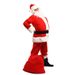 Christmas Cosplay Show Costume Santa Claus Costume Gold Velvet Festival Atmosphere Set_viptrois.com