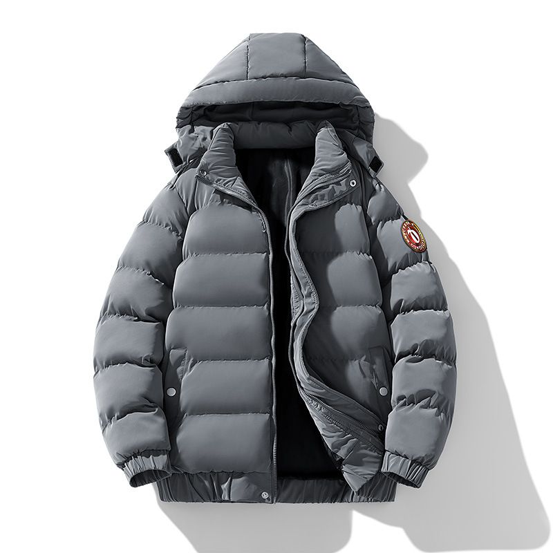 Men's Clothing New Thick Warm Loose Hooded Tide Down Jacket_viptrois.com