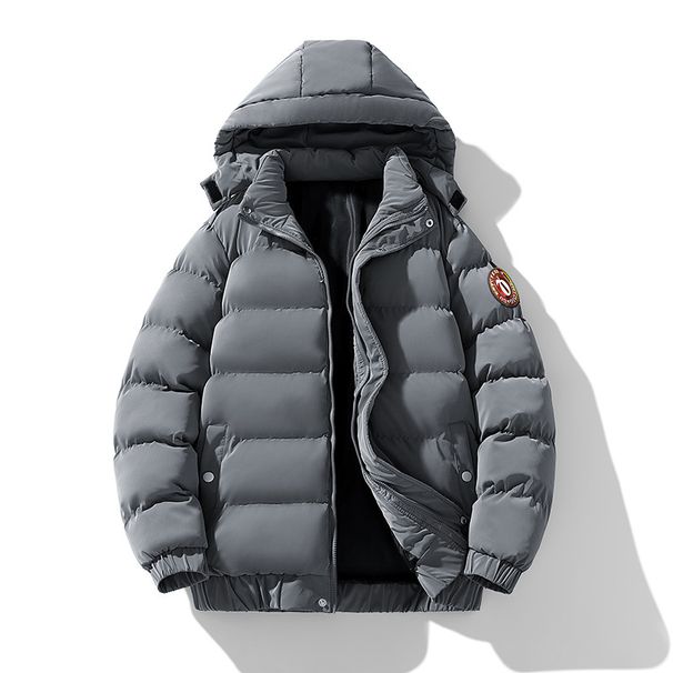 Men's Clothing New Thick Warm Loose Hooded Tide Down Jacket_viptrois.com