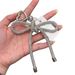 Fashionable Rhinestone Bow Pendant Keychain Bag Mobile Phone Case Pendant_viptrois.com