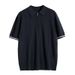 Men's Dry Breathable Business White Polo Shirt Summer Ice Silk Casual Collared Tee_viptrois.com