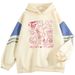 American Style Color Block For Men, Loose Fit, Niche Artistic Pullover, Outerwear, Cool And Handsome Sweatshirt_viptrois.com