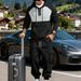 Men's Heavyweight Fleece Hoodie & Joggers Set – Minimalist Embroidered Workwear Style For Outdoor & Commuting (Burgundy, Camel, Grey, Black, Navy)_viptrois.com