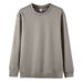 Pure Pure 320g Heavyweight Men's In Stock Wholesale Disan Cotton Solid Color Crew Neck Loose Ribbed Cuff Sweatshirt_viptrois.com