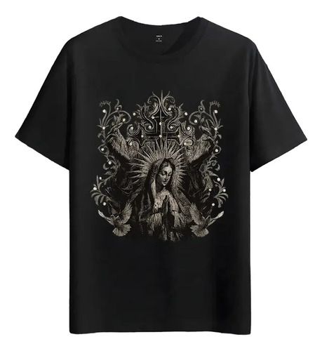 2026 Tshirt Muscle Freaks Virgin Mary Estilo Religious Canvas_viptrois.com