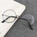 Men's And Women's Retro Round Anti Blue Light Computer Glasses, Reading Games, Eye Protection, Decorative Glasses, Party Travel_viptrois.com
