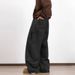 American Retro Washed Denim Overalls Men's Heavy Deconstruction High Street Cec Loose Casual Wide-leg Trousers_viptrois.com