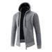 Loom Cross-Border Winter Hooded Foreign Trade Simple Long-Sleeve Knitted Sweater Jacket European And American Youth_viptrois.com