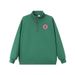 Men's Clothing UU 320g Stand Up Collar Half Zip Sweatshirt Men's Loose Fit With Badge, US Map, Versatile Trendy American Style Top Wholesale_viptrois.com