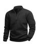 Men's Casual Streetwear Pullover Sweatshirt - Lightweight Breathable Polyester Comfort Fit For Spring & Fall_viptrois.com