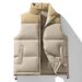 Men's & Women's Lightweight Quilted Vest Jacket - Warm Polyester Puffer Sleeveless Coat For Casual Outdoor Wear_viptrois.com