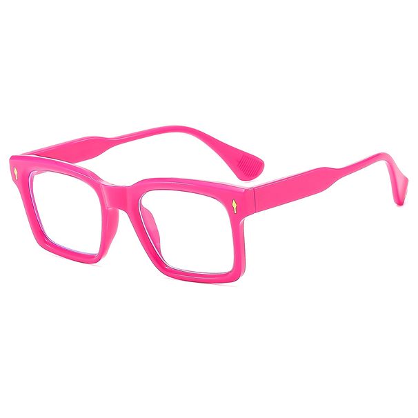 Women's Eyewear Frames Anti Blue Light Glasses Fashionable Men And Women Can Be Matched With Myopia Glasses Frame All Match Flat Glasses_viptrois.com