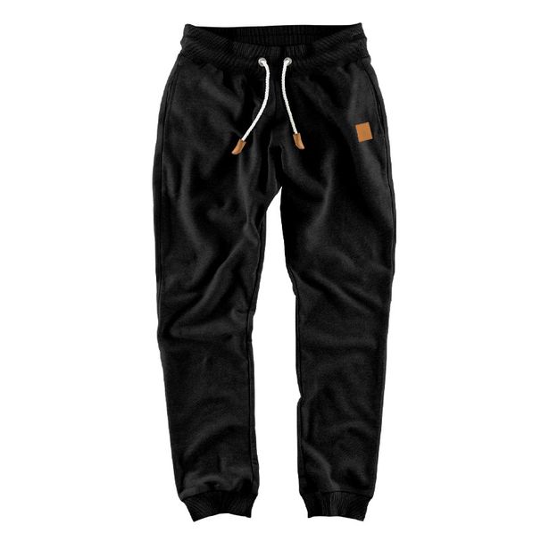 Men's Clothing Spring And Autumn Casual Sports Pants Men's Loose Tie Solid Color Small Foot Trendy Sweatshirts In Stock_viptrois.com