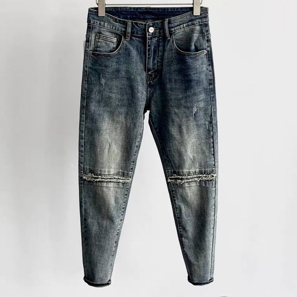 Men's Clothing Spring And Autumn Jeans Men's Fashion Brand Loose Large Size Retro Trousers Washed Straight Pants Autumn Trousers Men's_viptrois.com