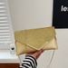 Women's Clutches Bags Fashionable Glitter Dinner Bag, V-shaped Sequined Pie Clutch Bag, Chain Single-shoulder Crossbody Bag_viptrois.com