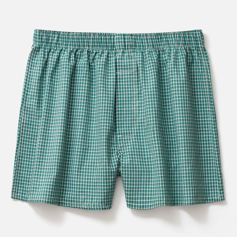 Pulse Ouma Cross-Border North American Pure Cotton Men's Underwear Single Pack Arrow Pants Plus Size Loose Boxer Briefs_viptrois.com