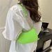 New Brand Women Retro Underarm Felt Solid Color Shoulder Casual Purse Dumpg Simple Fashion Crossbody Bag_viptrois.com